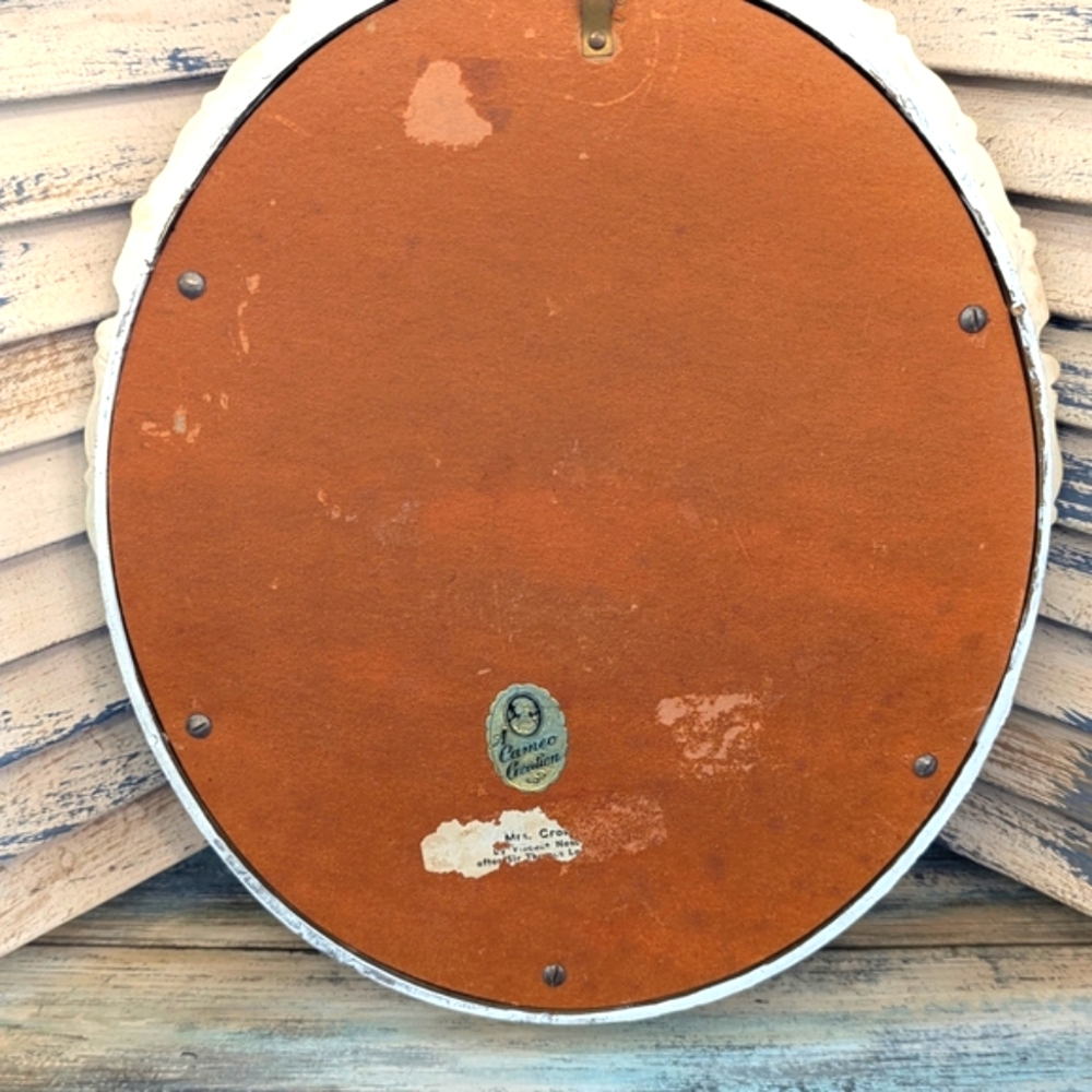 Vintage Creative Creations Mrs Crocker by Thomas Lawrence Oval Ornate Frame - Picture 3 of 6